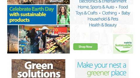 Walmart 'Earth Day' Email