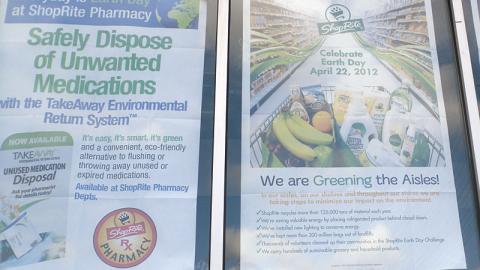 ShopRite 'Earth Day' Window Posters