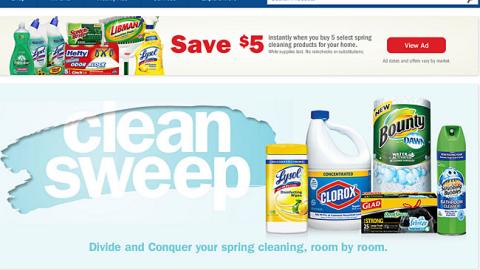 Meijer 'Clean Sweep' Landing Page